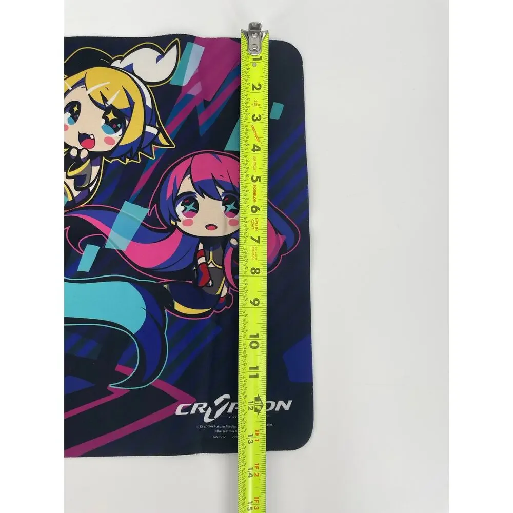 Hatsune Miku Chibi Crypton UltraPro Gaming Keyboard Mat Mouse Pad 23.5” by 13.5”